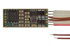 D&H SD10A-1, Fahr und Sounddecoder, mit Flachbandkabel NEM 651, 3. Generation, SX1, SX2, DCC und MM, über 100 Sounds zur Auswahl